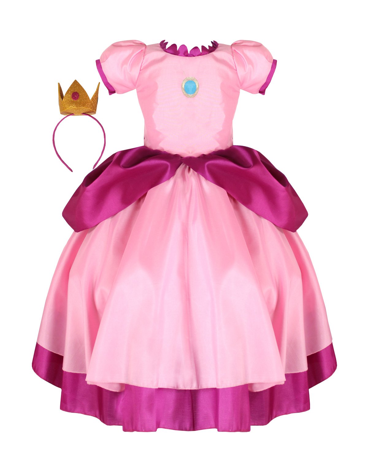 Vestido de Niña Modelo Princesa Rosa